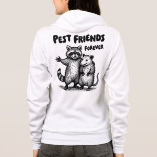 Camiseta Coloque os amigos para sempre, frente e trás do Im