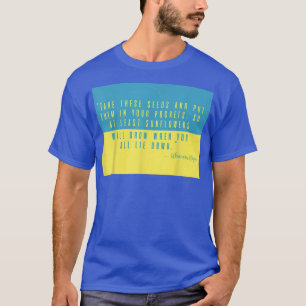 Camiseta Coloque Sementes De Girassol Em Pocket I, Na Ucrân