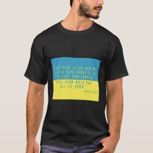 Camiseta Coloque Sementes De Girassol No Bolso Eu Fico Com 