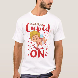 Camiseta Coloque Seu Cupido No Dia de os namorados