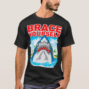 Camiseta Coloque seu próprio tubarão com os dentes: Poste
