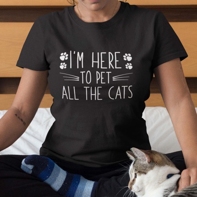 Camiseta Coloque Todos Os Gatos (Criador carregado)