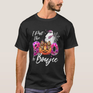 Camiseta Coloquei a boia em Boujee Cute Leopard Boujie Ghos