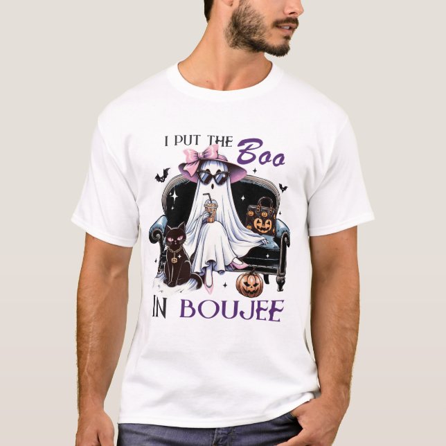 Camiseta Coloquei o Boo de volta em Boujee (Frente)