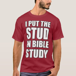 Camiseta Coloquei O Estudo Na Bíblia, Jesus Christian