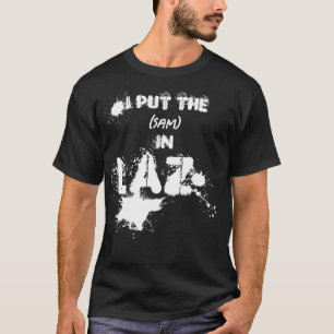 Camiseta Coloquei O (nome) em Laz - LAZY - Sólidos Engraçad