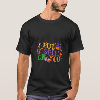 Camiseta Coloquei Um Spell Em Ti Colorindo Um Alho Bonito