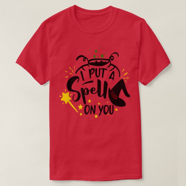 Camiseta Coloquei um Spell em você (Frente do Design)