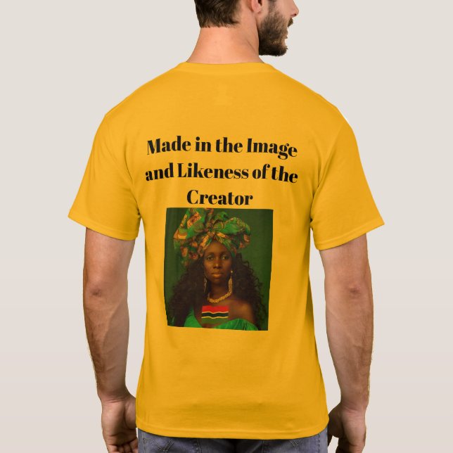 Camiseta Color of my skin  (Verso)