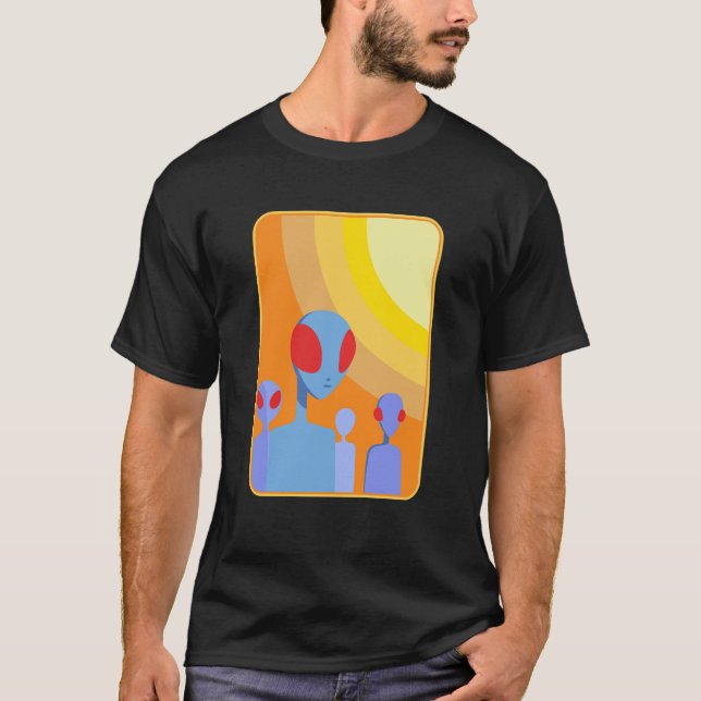 Camiseta Color Theory Aliens  (Frente)