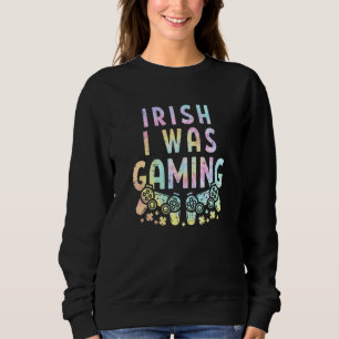 Camiseta Color Tie Dye Irish Eu Estava Jogando Engraçado St