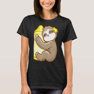 Camiseta Coloração amarela do creme colorindo as moças