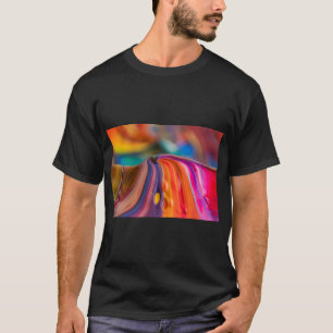 Camiseta Coloração Pintada Da Montanha Vibes