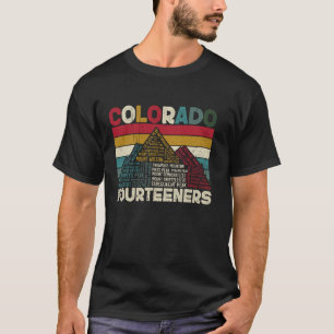 Camiseta Colorado 14ers - Fourteeners - Estado das Montanha