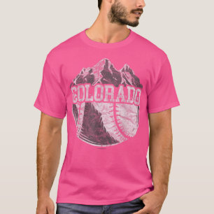 Camiseta Colorado Baseball Fan Tee Vintage Rocky Mounts