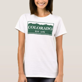 Camiseta COLORADO - Chapa de Licença EST. 1876