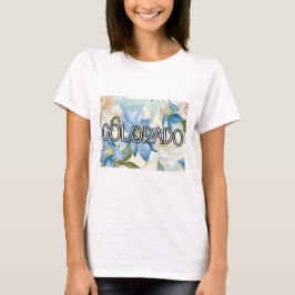 Camiseta Colorado Columbine Flower