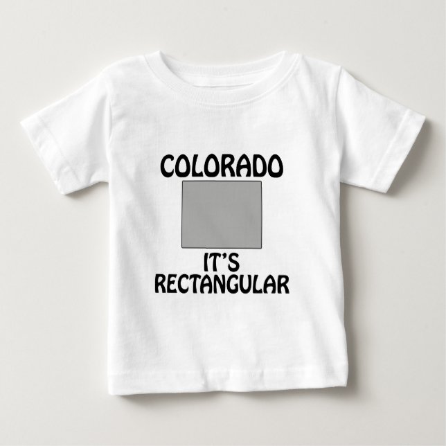 Camiseta Colorado - É Retangular (Frente)
