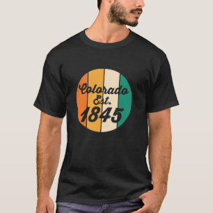 Camiseta Colorado est 1845 EUA State America