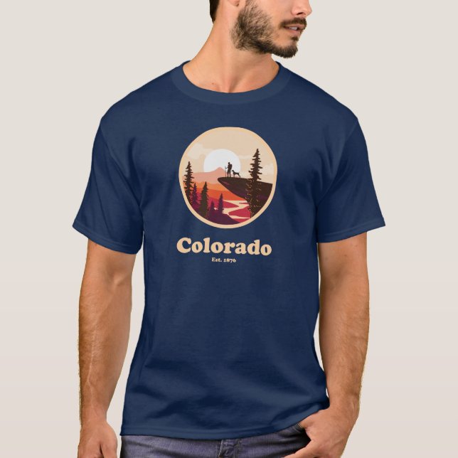 Camiseta Colorado Est 1876 Dark (Frente)