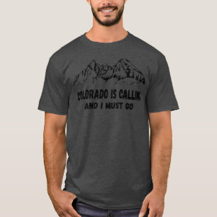 Camiseta Colorado Está Ligando E Preciso Ir Vintage Mountai