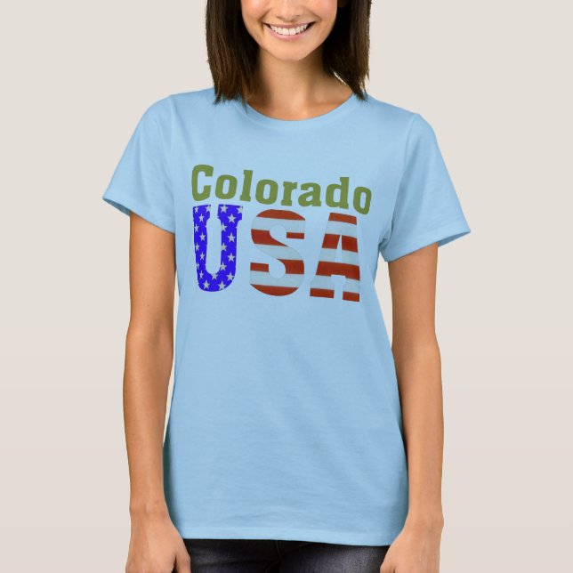 Camiseta Colorado EUA! (Frente)