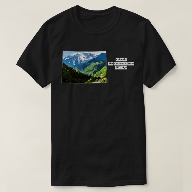 Camiseta Colorado EUA (Frente do Design)