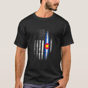 Camiseta Colorado EUA Bandeira Americana Estado Orgulho Pát