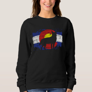 Camiseta Colorado Flag Australian Cattle Dog Red Blue Heele