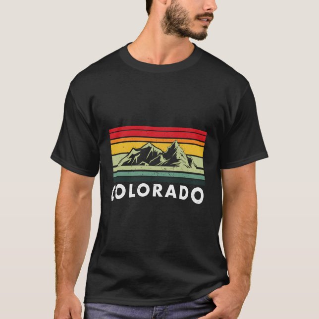 Camiseta Colorado Flag Distensível (Frente)