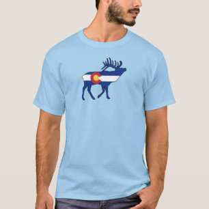 Camiseta Colorado Flag Elk