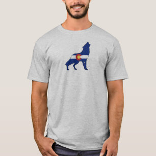 Camiseta Colorado Flag Wolf