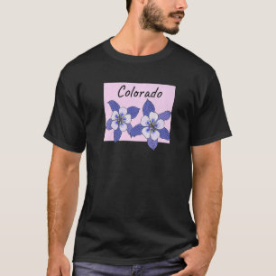 Camiseta Colorado Flower Rocky Mountain Columbine