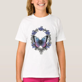 Camiseta Colorado Hairstreak Butterfly And Blue Columbine