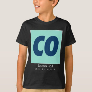 Camiseta Colorado Hiking And Skiing Co Montanha Esportiva V