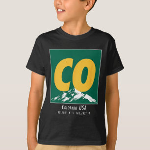 Camiseta Colorado Hiking And Skiing Co Montanha Vintage Spo