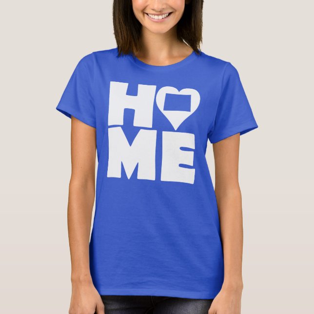 Camiseta Colorado Home Heart State Tees (Frente)
