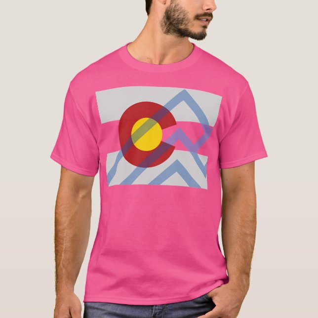 Camiseta Colorado Mounts Design Ative (Frente)