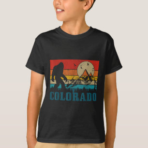 Camiseta Colorado Pé Grande Vintage Montanhas Rochosas Cami