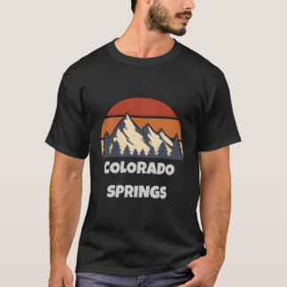 Camiseta Colorado Primaveras Montes Sun Retro Souvenir Men