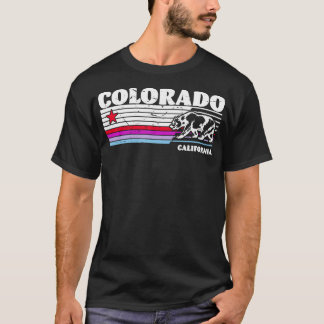 Camiseta Colorado Retro Mountains Nature Hiking Vintage