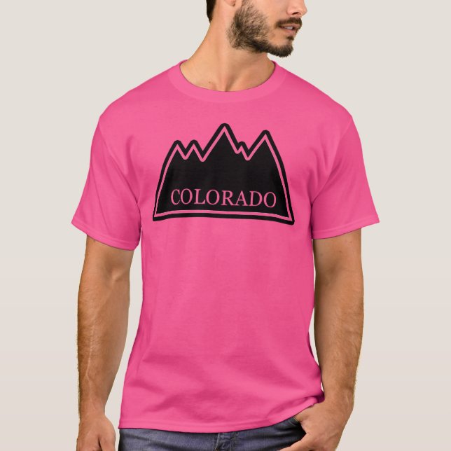 Camiseta Colorado Themed Mounts Ative (Frente)