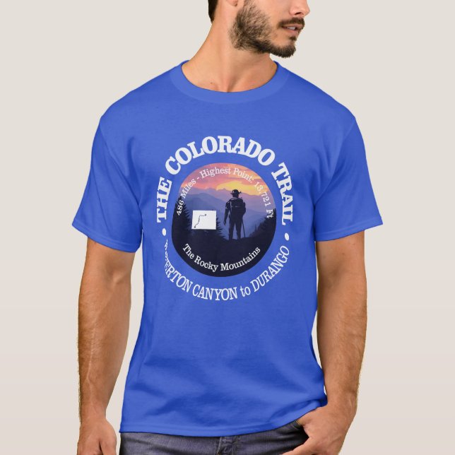 Camiseta Colorado Trail (rd2) (Frente)