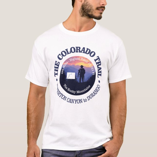 Camiseta Colorado Trail (rd2) (Frente)
