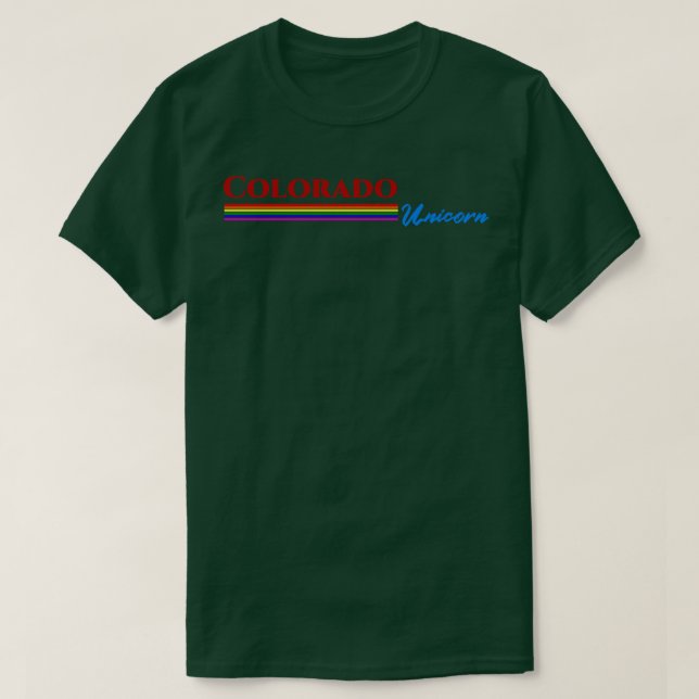 Camiseta Colorado Unicorn Gift (Frente do Design)