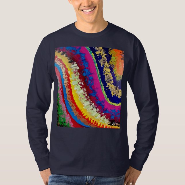 Camiseta COLORAL de Christele CHABRETTE (Frente)