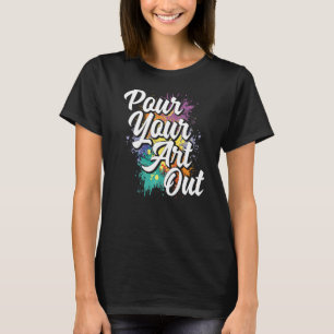 Camiseta Colore A Cor Da Pintura Do Artista Pintor De Pintu