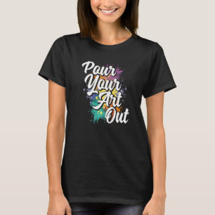 Camiseta Colore A Cor Da Pintura Do Artista Pintor De Pintu