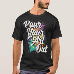 Camiseta Colore A Cor Da Pintura Do Artista Pintor De Pintu