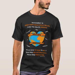 Camiseta Colore o Mundo Laranja...RSD/CRPS